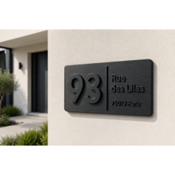 3D Printed House Address Plaque – No. 93 3D Printed House Address Plaque – No. 93